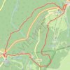 Randonnée raquettes nocturne la Schlucht GPS track, route, trail