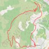 Gattiéres - Mont Péloua GPS track, route, trail