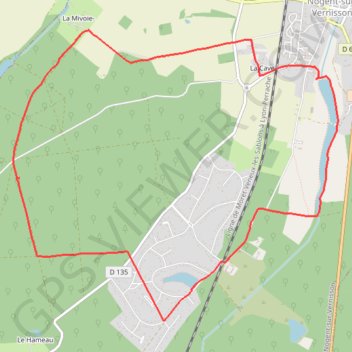 Nogent-sur-Vernisson GPS track, route, trail