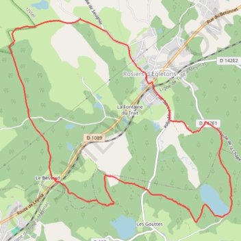 Par les Puys - Rosiers d'Égletons - Pays d'Égletons GPS track, route, trail