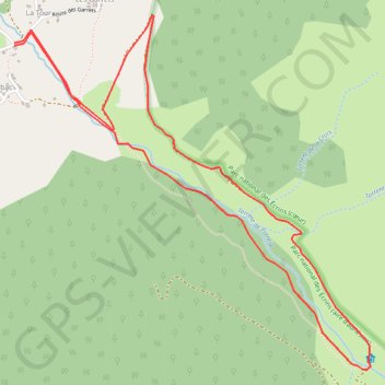 Cabanes de Prentiq GPS track, route, trail