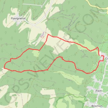 Couchey - Rente Chamery - Couchey GPS track, route, trail