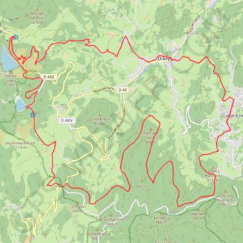 Les Balcons d'Orbey - N°7_Track GPS track, route, trail
