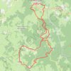 Grimpées de Château Chinon GPS track, route, trail
