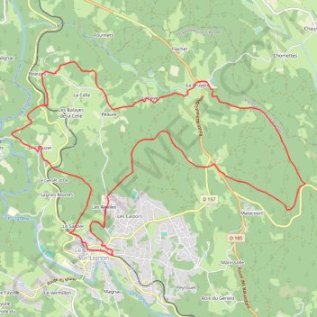 La Bruyère - Le Chambon-sur-Lignon GPS track, route, trail