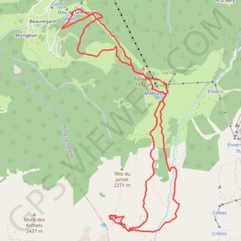 Col du Lac GPS track, route, trail