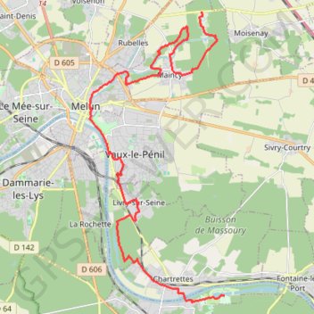 Rando des 3 Châteaux GPS track, route, trail