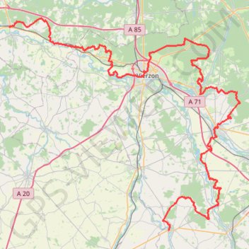 GR41 De Villefranche-sur-Cher (Loire-et-Cher) à Charost (Cher) GPS track, route, trail