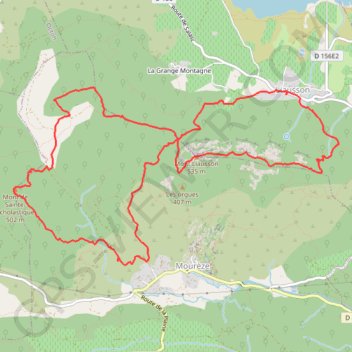 Liausson - Mont Mars GPS track, route, trail