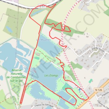 DiCoSa GPS track, route, trail