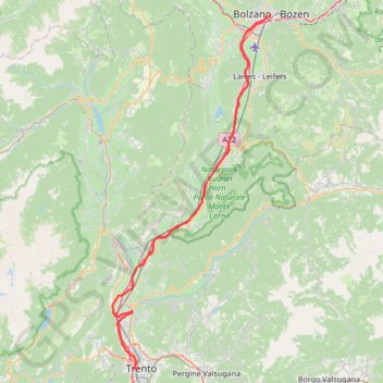 2022_DE_Bozen-Trient | flach GPS track, route, trail