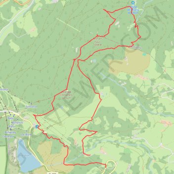 Pré Bracot - Refuge de l'Étang du Devin GPS track, route, trail