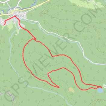 Lac de la Maix GPS track, route, trail