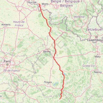 Track-Châtillon Sur Seine GPS track, route, trail