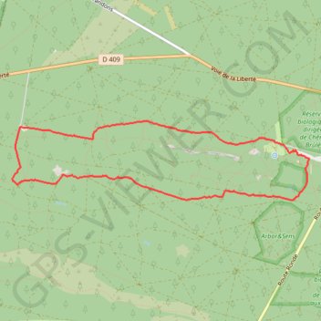 Rando nordique Animation GPS track, route, trail