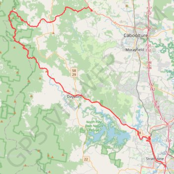 Dayboro - Wamuran GPS track, route, trail