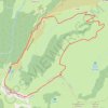 Montee du peyre arse GPS track, route, trail