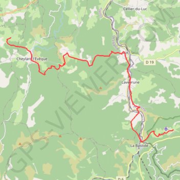Fouzilhac - Notre-Dame des Neiges GPS track, route, trail