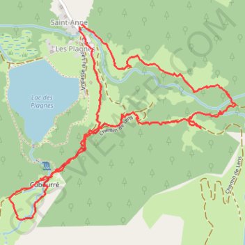 Les Plagnes (Abondance) GPS track, route, trail