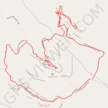 Chinese Montain GPS track, route, trail