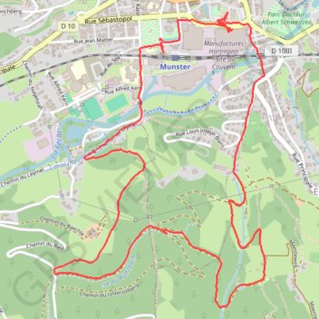 Munster, Solberg GPS track, route, trail