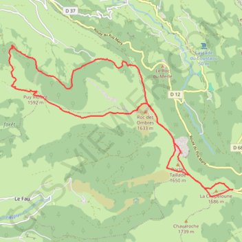 Col de Redondet GPS track, route, trail
