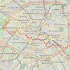 Traversée de Paris à pied (Ouest-Est) GPS track, route, trail