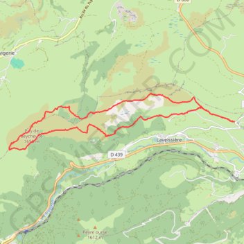 Le Puy de Seycheuse par le Meynial de Laveissière GPS track, route, trail