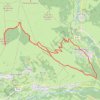 Montagne d'Espiau par les cromlechs et la Croix de Garin GPS track, route, trail
