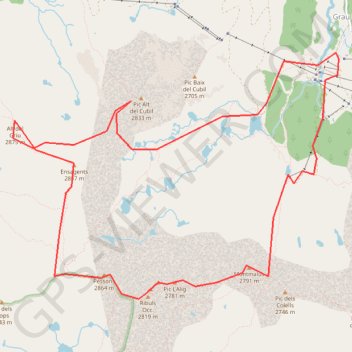 Tour du cirque des Pessons GPS track, route, trail