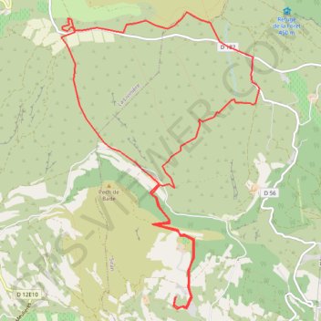 Randonnée de Siran GPS track, route, trail