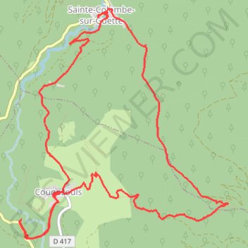 Tour du Bénal GPS track, route, trail