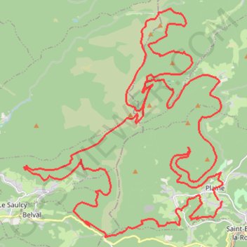 Les Brimbelles GPS track, route, trail