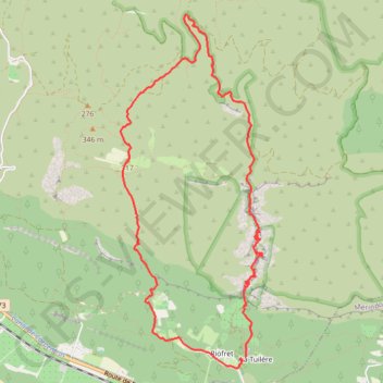 Gorge du Régalon GPS track, route, trail