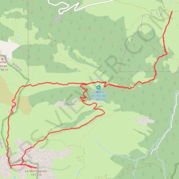 Mailh Massibé et Montagnon GPS track, route, trail