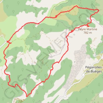 Peyre Martine (34) GPS track, route, trail