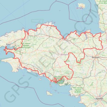 Tro Breizh 2021 GPS track, route, trail