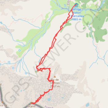 Grand pic de Péterneille GPS track, route, trail