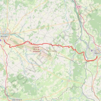Bourges - Breurey-lès-Faverney GPS track, route, trail