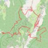 Malissard - Montbrun - Rocheplane - Chaos - Bellefond GPS track, route, trail