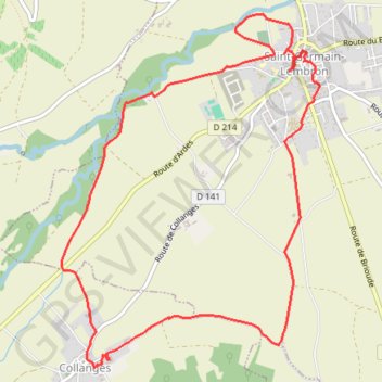 Entre béal et pigeonniers - Saint-Germain-Lembron GPS track, route, trail