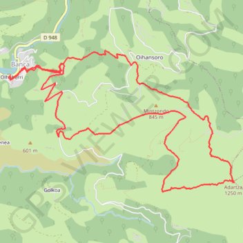 BANCA ADARZA 50:18 GPS track, route, trail