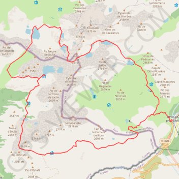 Andorre -complet- Août 2019 GPS track, route, trail