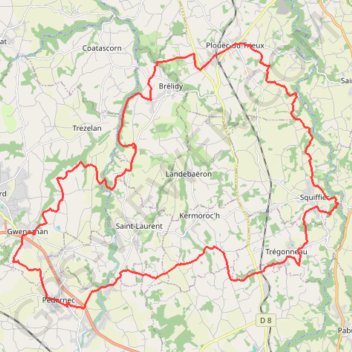 Tracé 20190815-083537 GPS track, route, trail