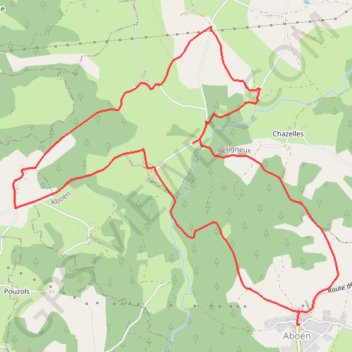 Aboën GPS track, route, trail
