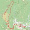 Ascension du Mont Ménard depuis Auxelles-haut GPS track, route, trail