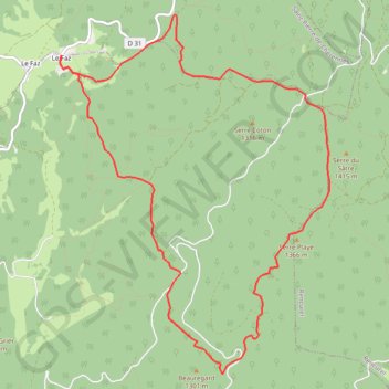 La forêt des Coulmes GPS track, route, trail