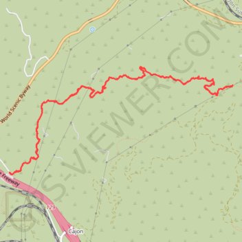Crowder Canyon GPS track, route, trail