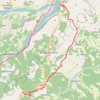 VFS - IT20 - Fornovo - Cassio GPS track, route, trail