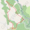 Randonnée à Les Baumes en Lozère GPS track, route, trail